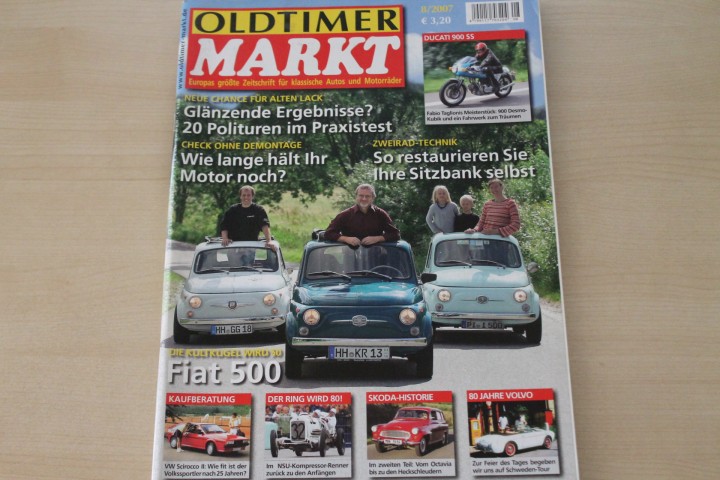 Deckblatt Oldtimer Markt (08/2007)